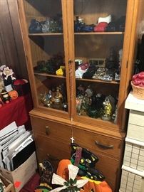 China cabinet and avon collectibles!