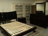Brand New Queen Size Headboard and Frame with Matching Dresser & Mirror and Night Stand
