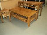 Matching Solid Wood Coffee Table, Sofa Table and Corner Table
