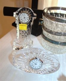Waterford Crystal clocks