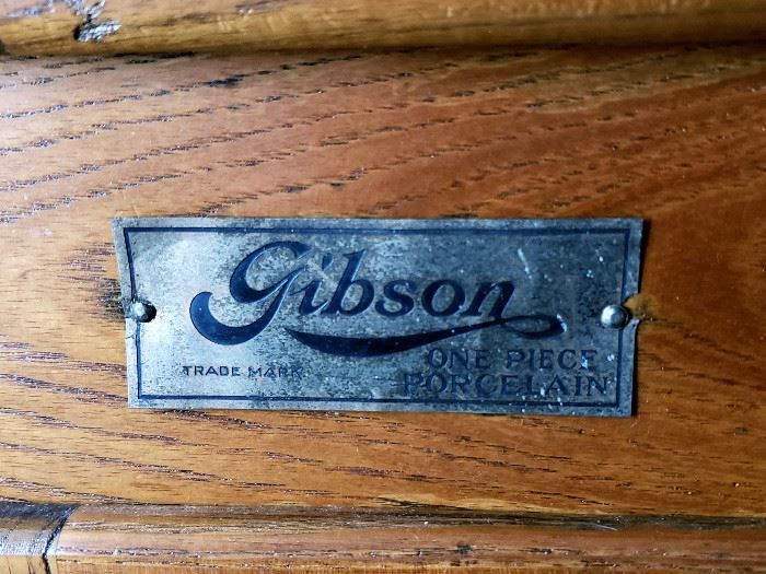 Antique Gibson oak ice box