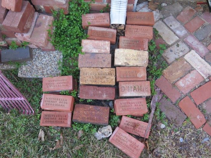bricks with names