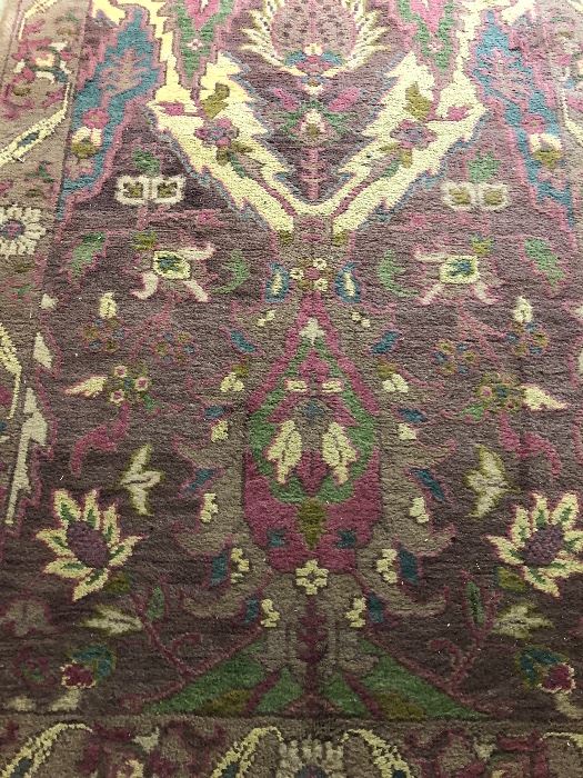 Vintage oriental rug - hard to find colors 