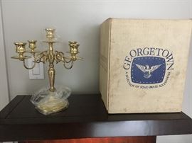 Baldwin Brass Georgetown candelabra 