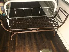 Metal bench