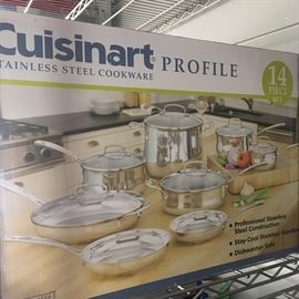 Cuisinart stainless stell cookware NEW IN BOX