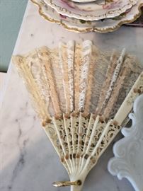 Ivory Colored Fan