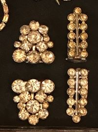 Costume jewelry - some vintage, some new - shoe clips