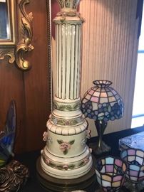  Matching Beautiful porcelain lamps