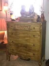 Painted Dresser-lot's of detail w/built in jewelry box