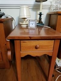 Knotted Pine End Table 