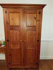 Knotted Pine Armoire 