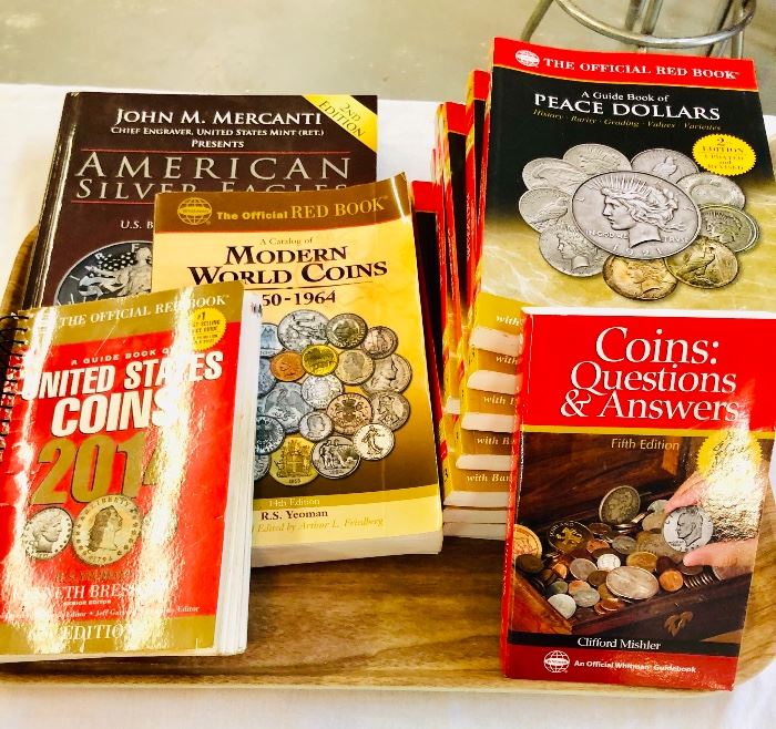 Coin Collector Reference Book Lot