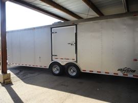 28' Enclosed car hauler trailer