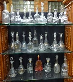 Antique Whiskey bottles