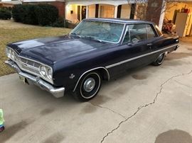 1965 one owner Chevelle 2 door hardtop, Midnight blue