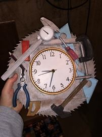Adorable tool clock