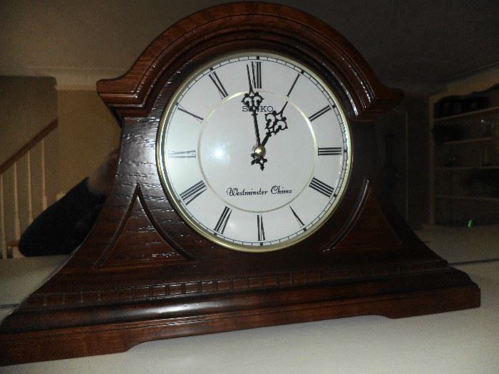 Seiko Westminister Chime mantle clock