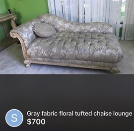 Royal fabric love seat$150:00