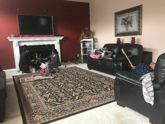 Area rug great lenght for spacious areas$90:00