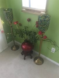 Mirror flower vase $15:90