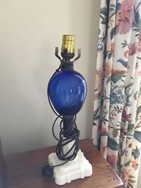 One of several oil lamps