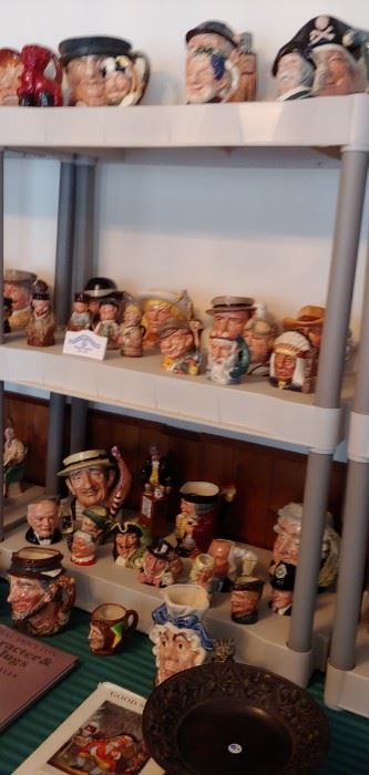 Huge lot of Royal Doulton Tobies left