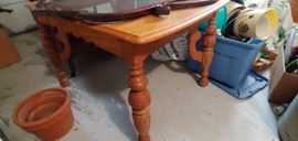 Lovely square kitchen table with attitude