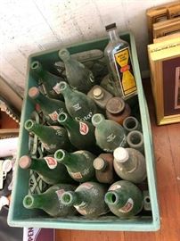 Old Coke & 7up Bottles