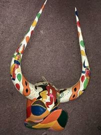 Paper Mache Carnival Duck Bill Mask - Lechones