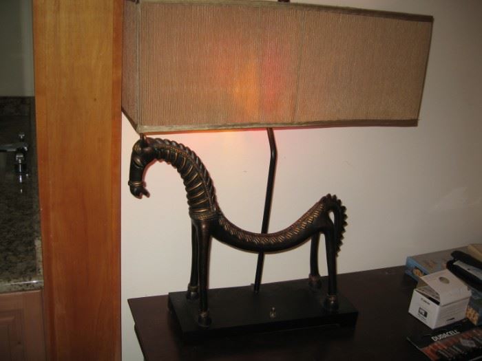 Very Cool Zebra Lamp & Shade.