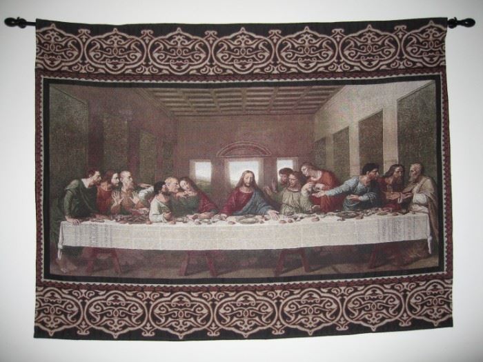Jesus's last super Tapestry.