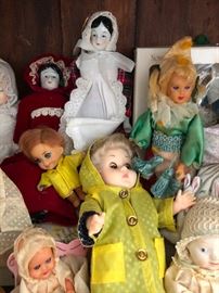 More dolls. Raincoat dolls