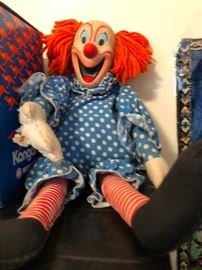 This vintage Bozo the Clown doll will not kill you in your sleep, probably