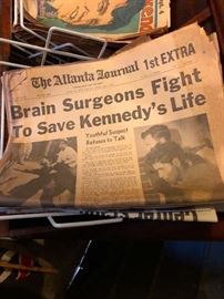Kennedy assassination announcement paper