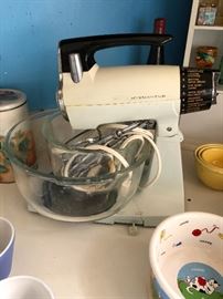 vintage mixer with stand