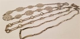 Trio of Metal Belts https://ctbids.com/#!/description/share/89496