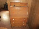 desk in basement