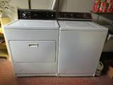 washer and dryer, basement