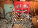 old bikes and car models