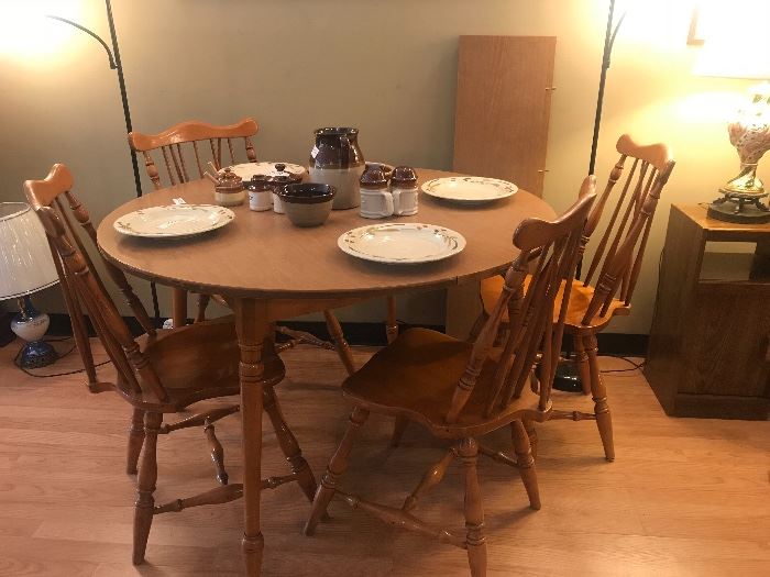Maple Table and 4 Chairs