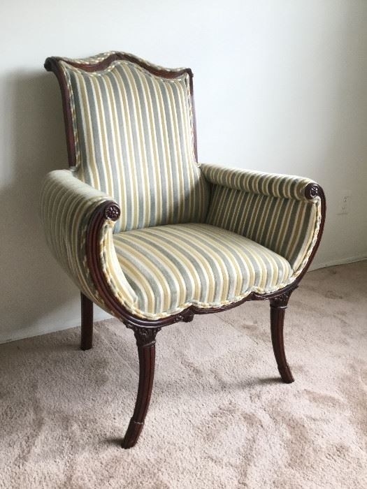 Scrolled Arm Chair https://ctbids.com/#!/description/share/89535