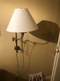 One of two wall mounted lamps. Sold as a pair