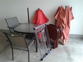 Small Patio Table, 2 Chairs