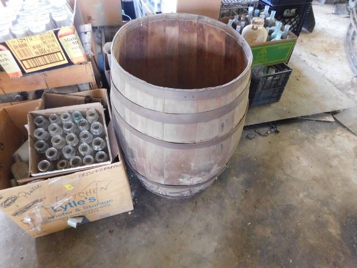 Old Wooden Barrel
