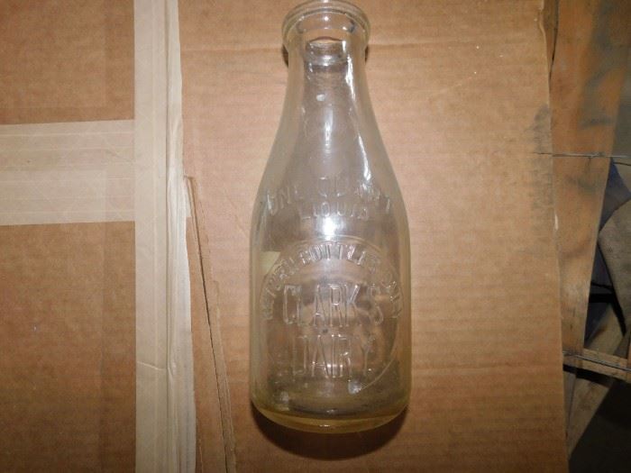 Clark Dairy Bottle