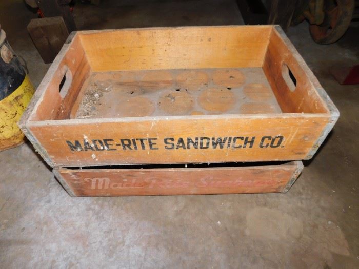 Made Rite Wooden Sandwich Crates