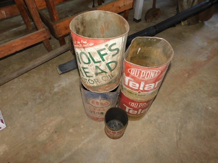 Old Oil Cans