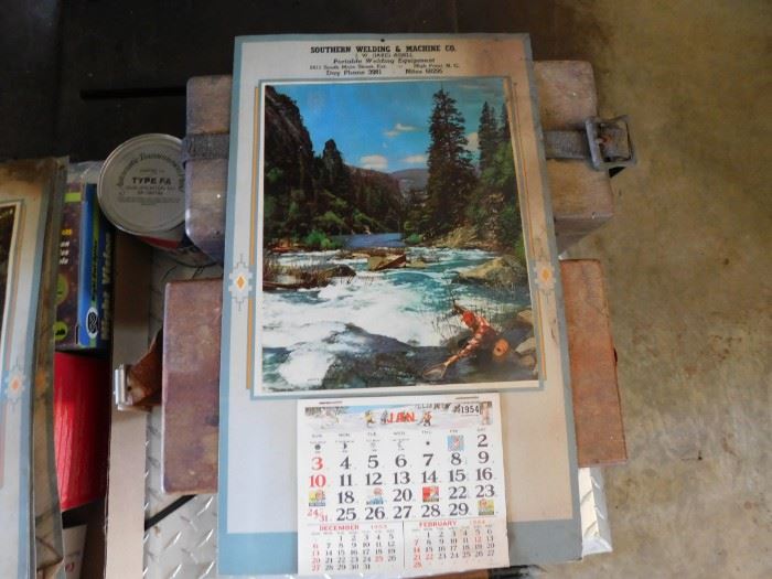 1950's Southern Welding Advertising Calendars