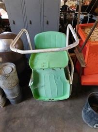 Green Metal Lawn Chairs